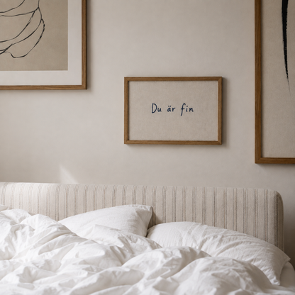 Broderad tavla med din design