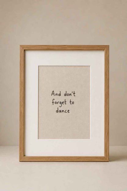 And don't forget to dance